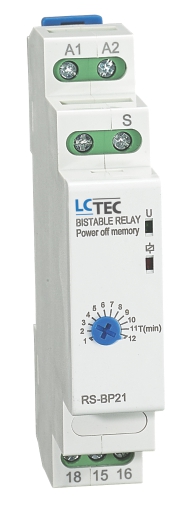 Przekaźnik bistabilny z regulacją czasu RS-BP21